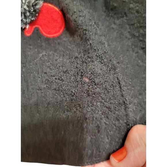 Coldwater Creek Breezy Evenings Cat 100% Wool Zip Vest S Colorful/Winter E24 - Picture 10 of 13